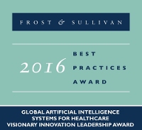 Frost & Sullivan Award For Pioneering Healthcare Centric Artificial Intelligence Systems